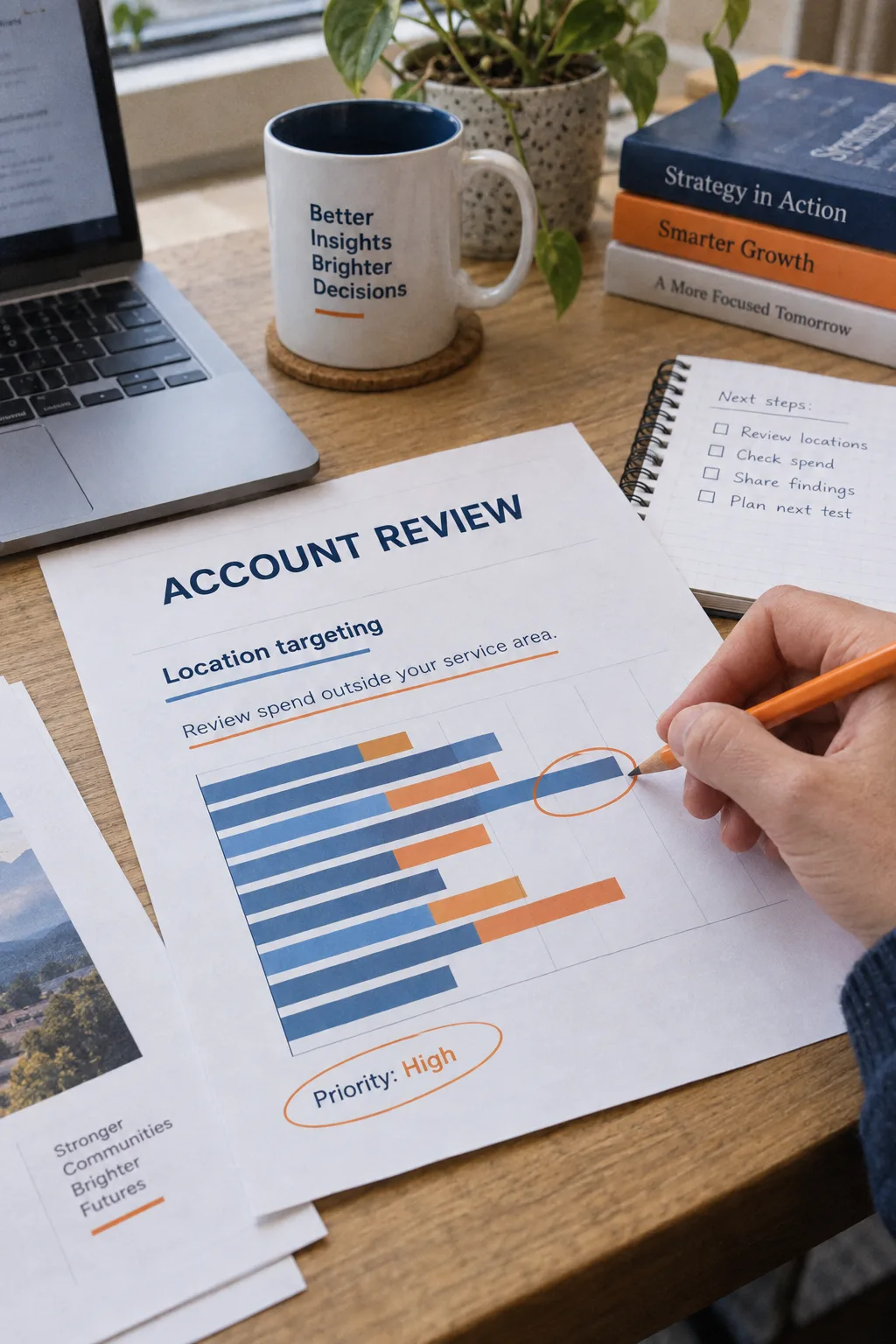 An independent advertising account review in progress